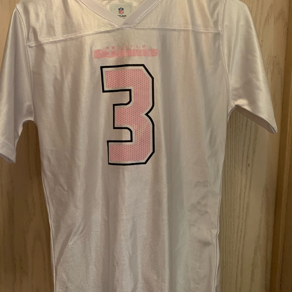 Girls 14/16 Seahawks Wilson #3 jersey pink